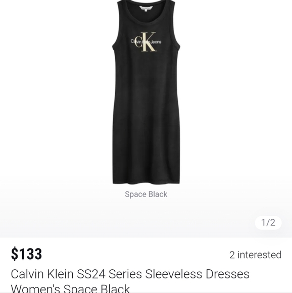 NWOT ! CALVIN KLEIN DRESS. - Picture 2 of 5